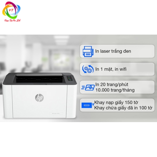 Máy in HP LaserJet 107w (4ZB78A)